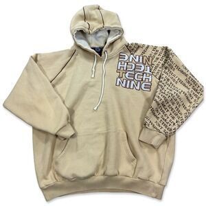 Vintage Technine Hoodie Men's XL Don't Sweat The Tech Y2K Snowboard Skate Rap